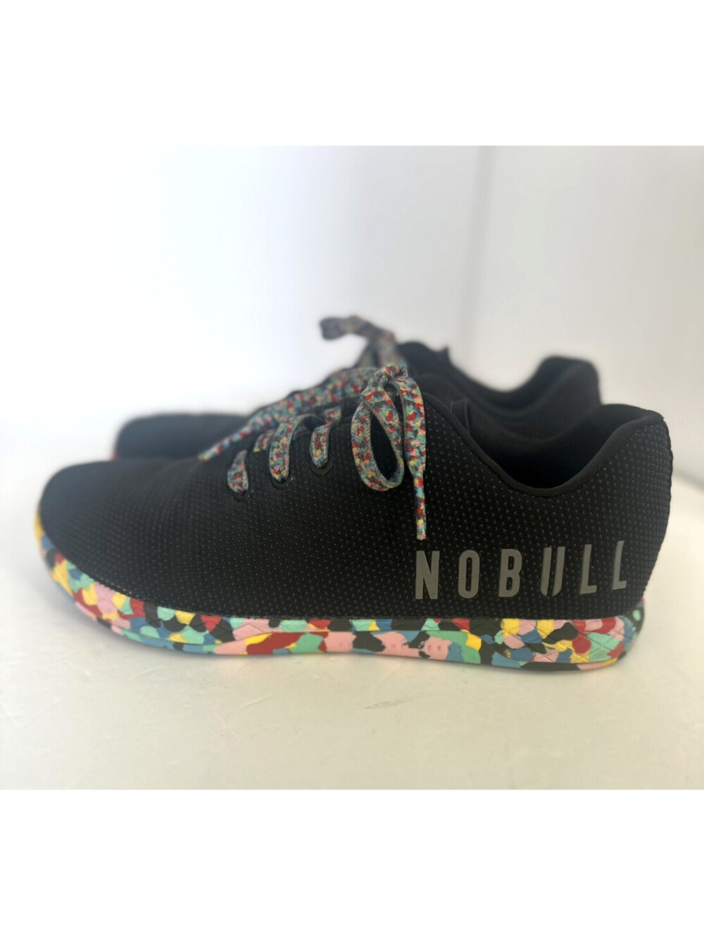 NOBULL Outwork Training Shoes Confetti Camouflage Mens 9 Womens 10.5 Gym Active